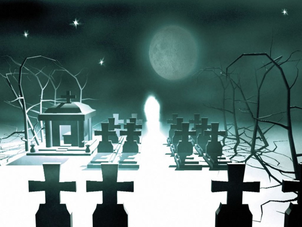 Cemetary wallpaper. Fond d ecran cimetiere
